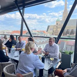 Tasting auf der Lamée Rooftop Bar