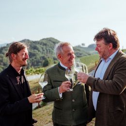 Reinhard Muster, Siegfried Wolf und Albert Gesellmann