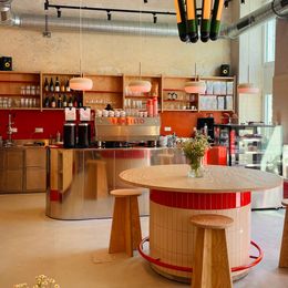 Bistro mit offenem Konzept