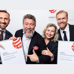 Yuriy Golyanych, Andriy Zdesenko, Mila Shenderchuk und Michael Riess