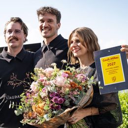Marco Appert, Dominik Hartmann und Adriana Hartmann