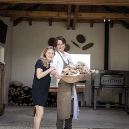 Die Gastgeber Eva-Maria Pürmayer und Thomas Hofer