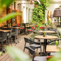 Entspannen inmitten der Einkaufsmeile