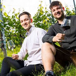 Die Jungwinzer Florian und Matthias Lieleg