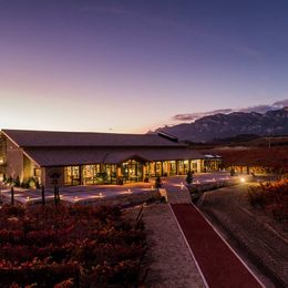 Vinedos de Pagaños vor dem kantabrischen Gebirge