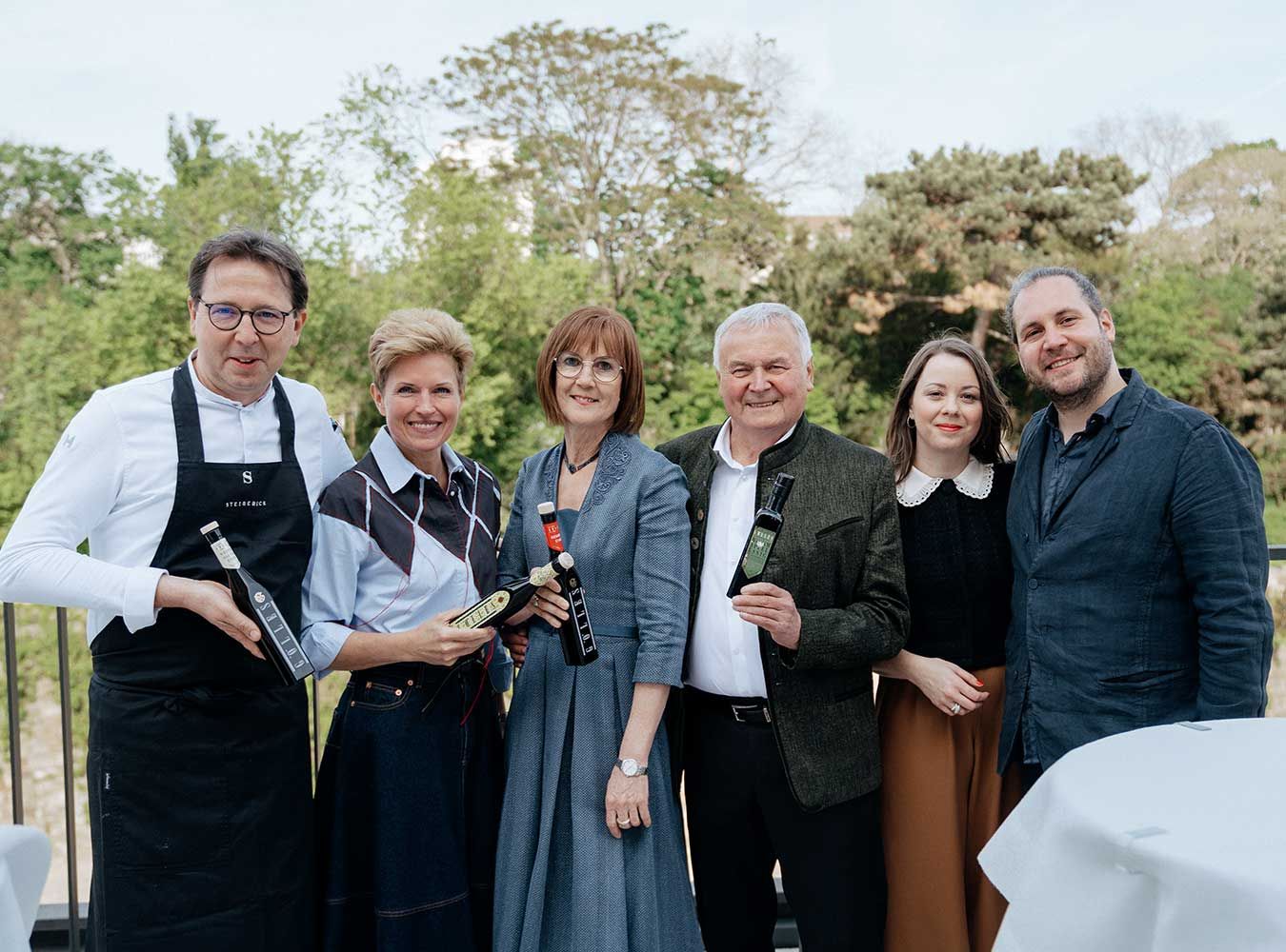 Heinz und Birgit Reitbauer, Herta und Alois Gölles, Katharina Fleck und David Gölles