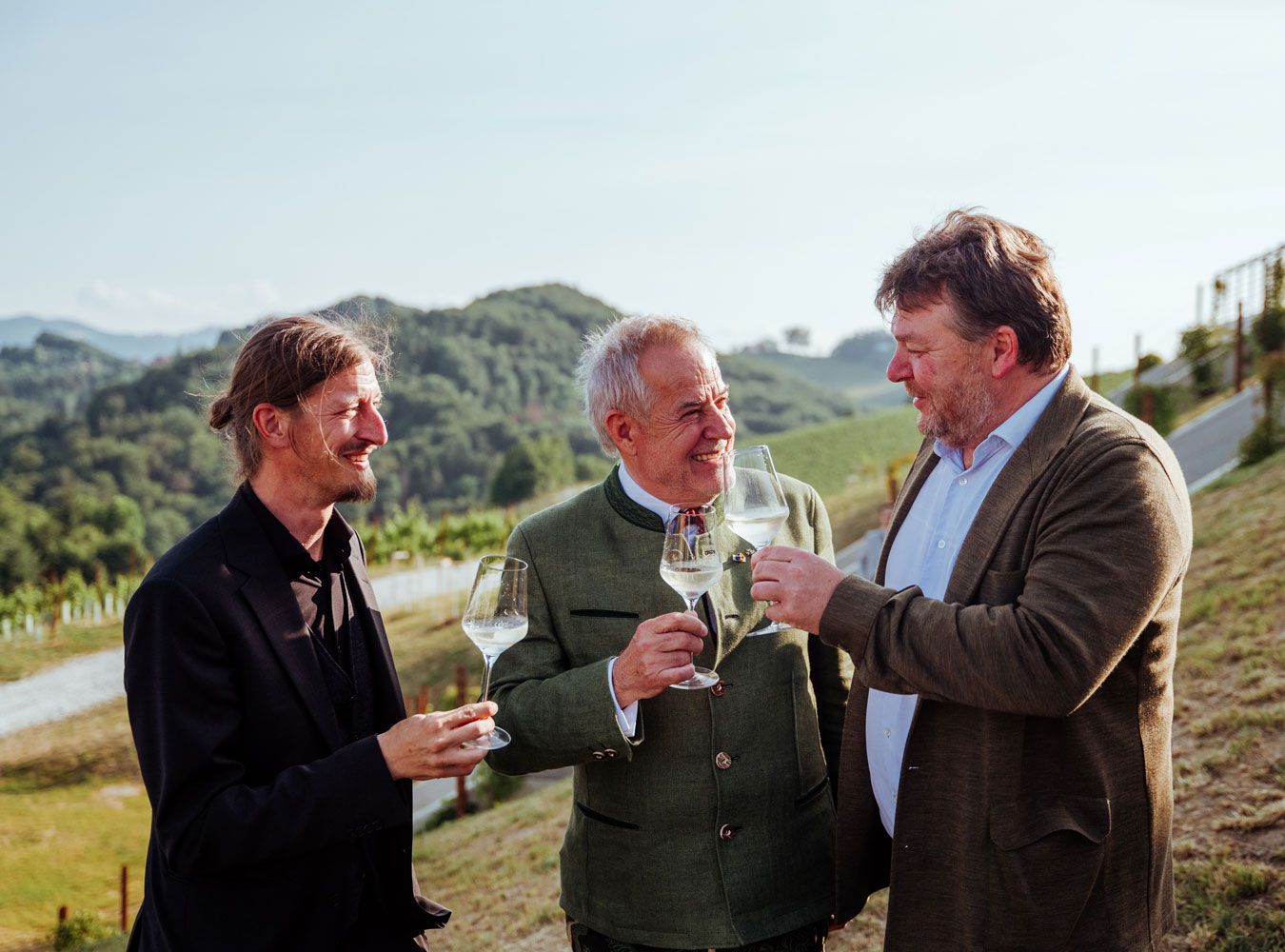 Reinhard Muster, Siegfried Wolf und Albert Gesellmann