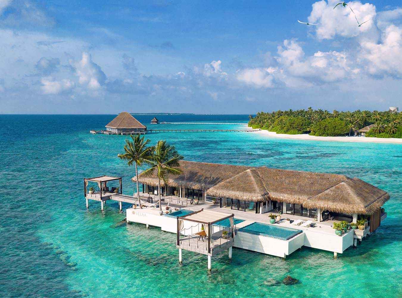 Eine der Romantic Pool Residences auf Velaa