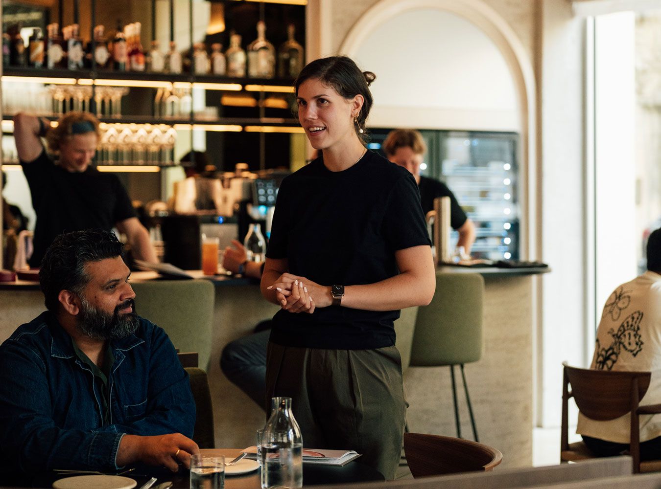 Gastgeberin Larissa Andres