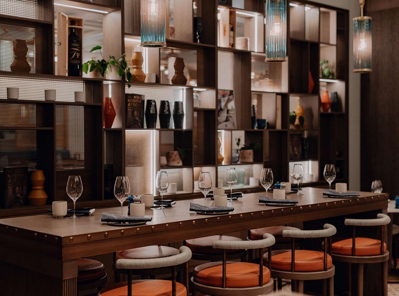 Gemütliches Restaurant-Ambiente