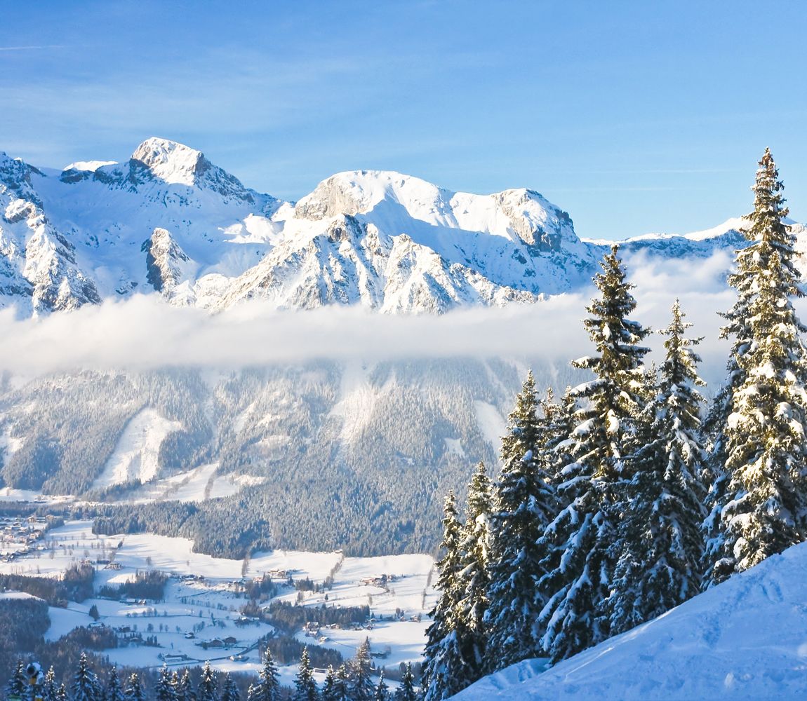 Winterlandschaft in Schladming