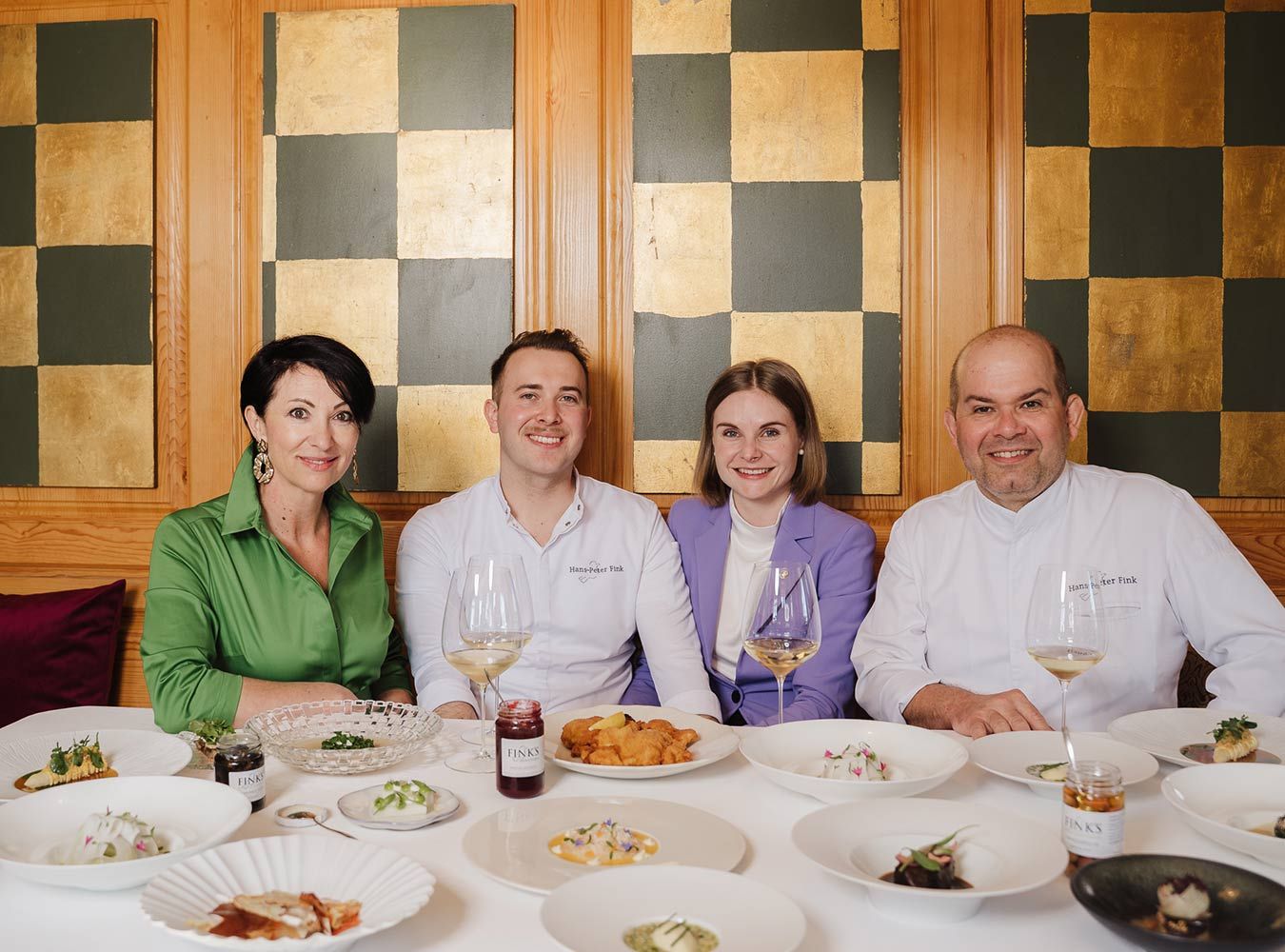 Bettina Fink-Haberl, Hans-Peter jun. und Nina Fink, Hans Peter Fink