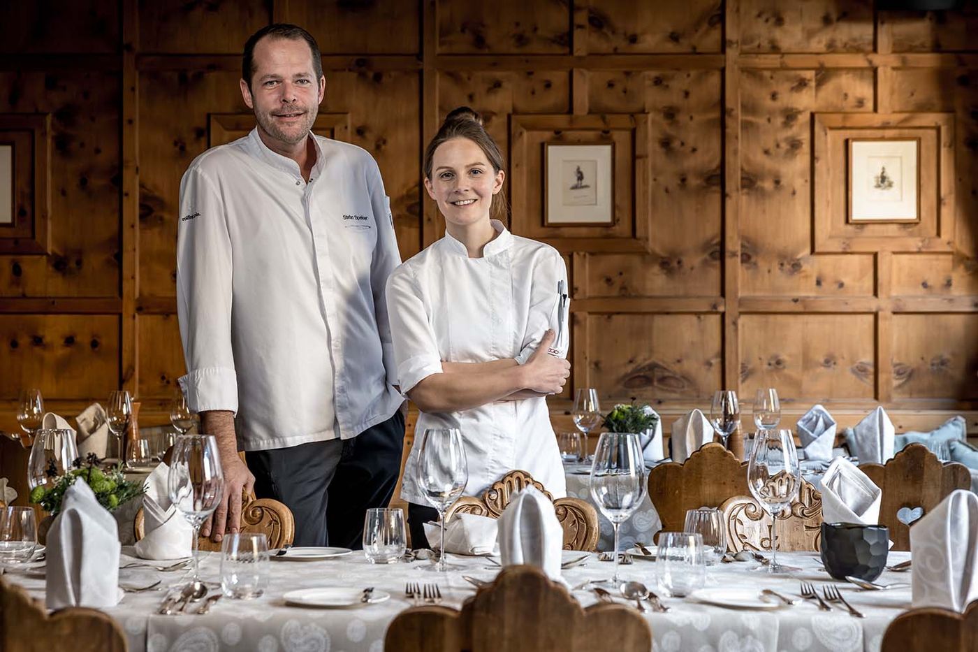 Küchenchef Stefan Speiser und Sous Chefin Julia Gutenbrunner