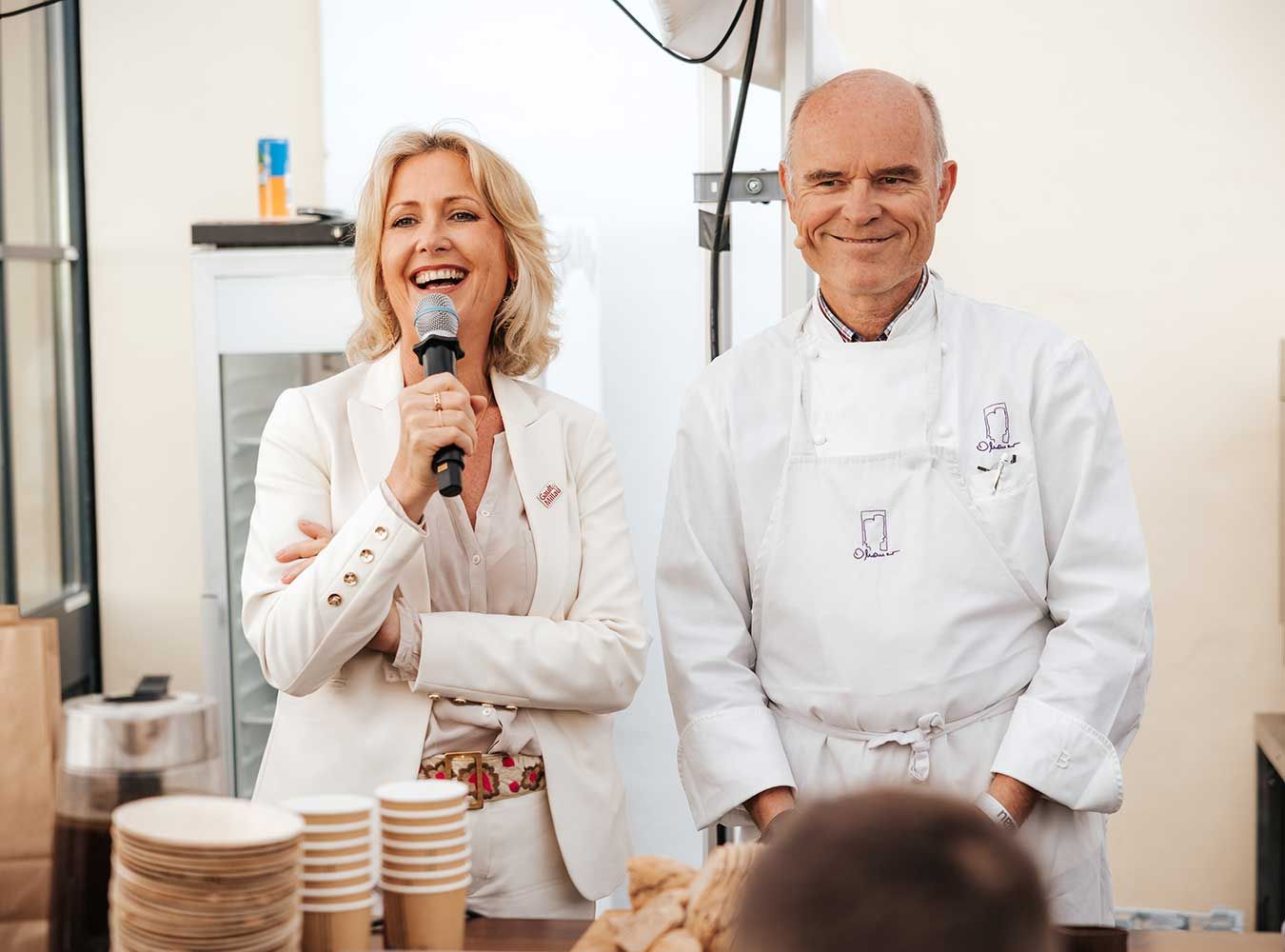 Martina Hohenlohe und Rudi Obauer