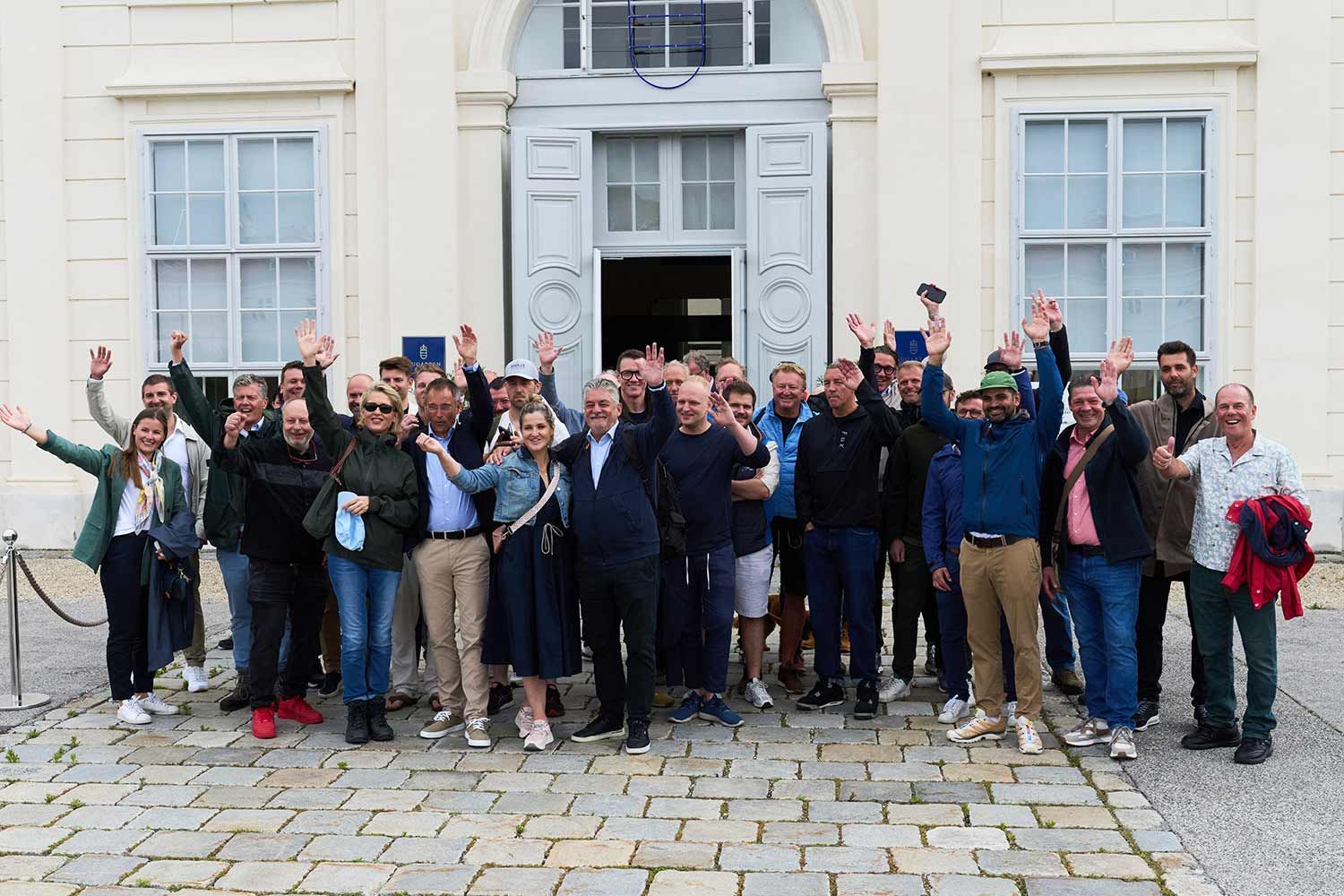 Start der Wanderung bei Augarten Porzellan