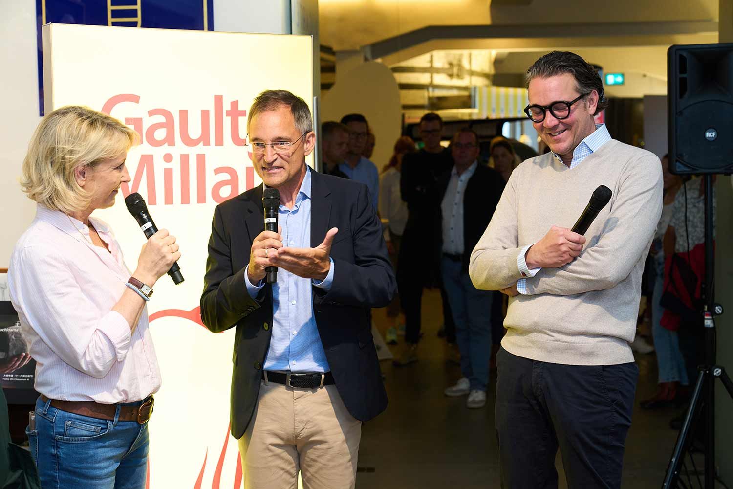 Martina Hohenlohe, Lohberger Geschäftsführer Hannes Kolb und Stefan Ratzenberger