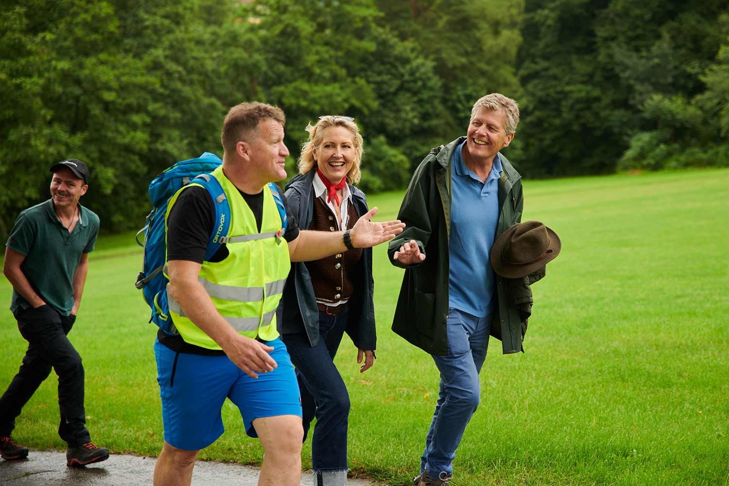 Dietmar Salmhofer mit Martina und Karl Hohenlohe