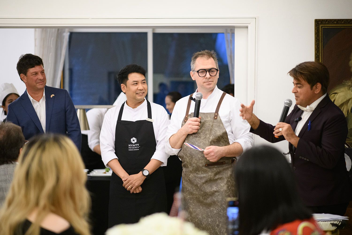 Ländermatch in der Botschaft