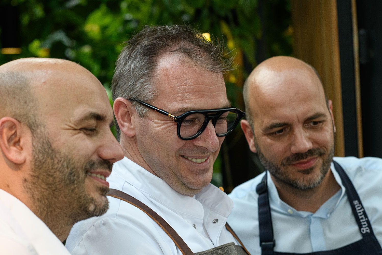 Max Stiegl mit den Sühring Brüdern