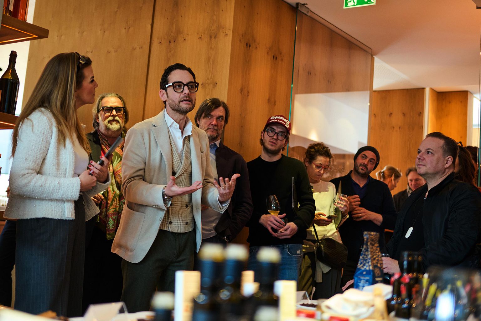 Giuseppe Didomenico eröffnet die Präsentation