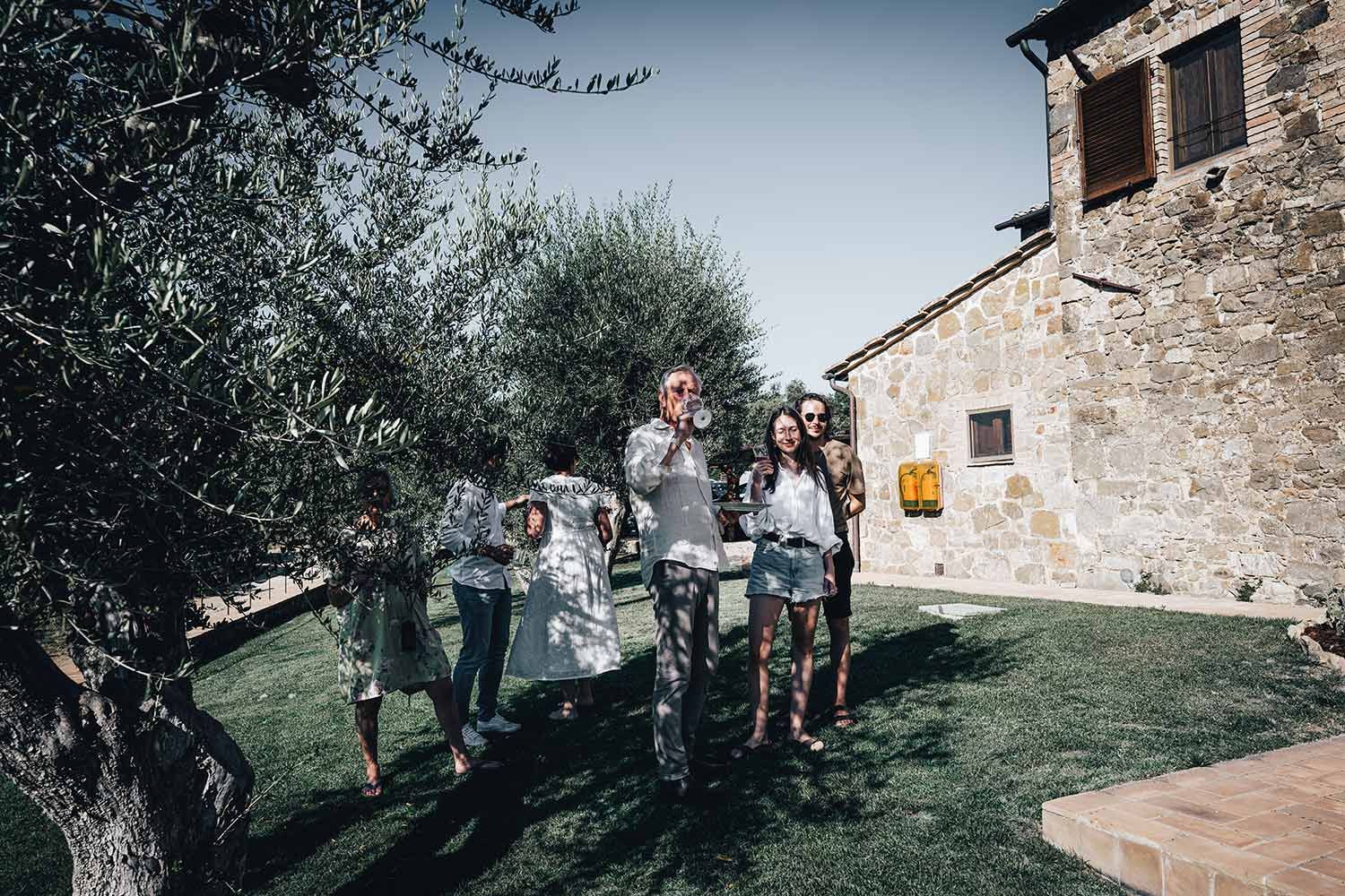 Weingenuss im Garten