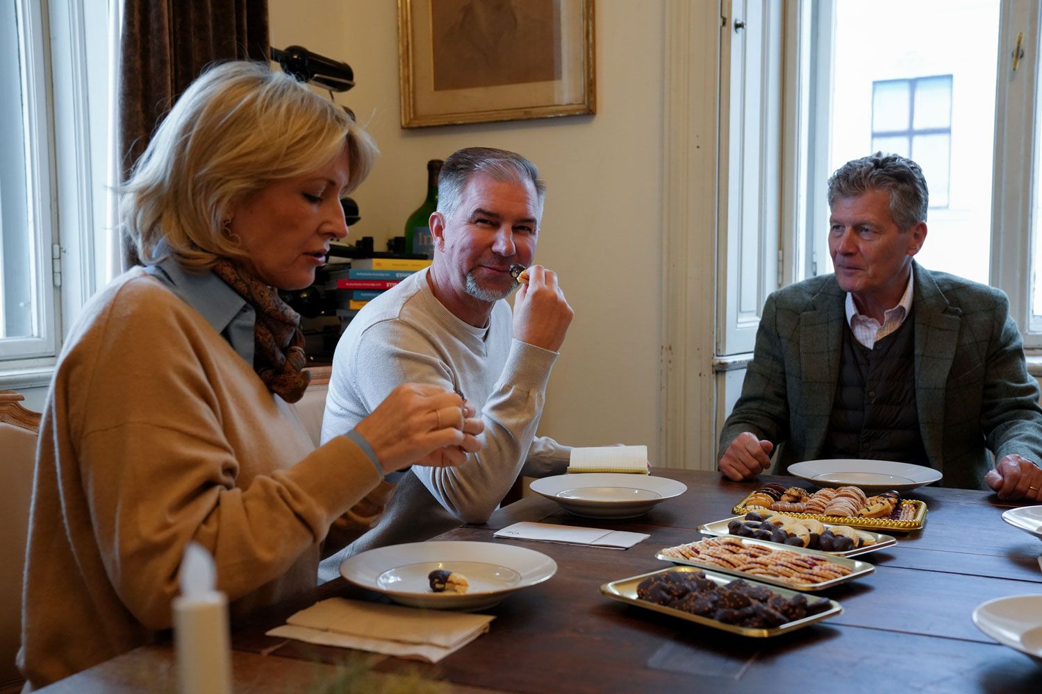 Martina Hohenlohe, Bernhard Degen und Karl Hohenlohe