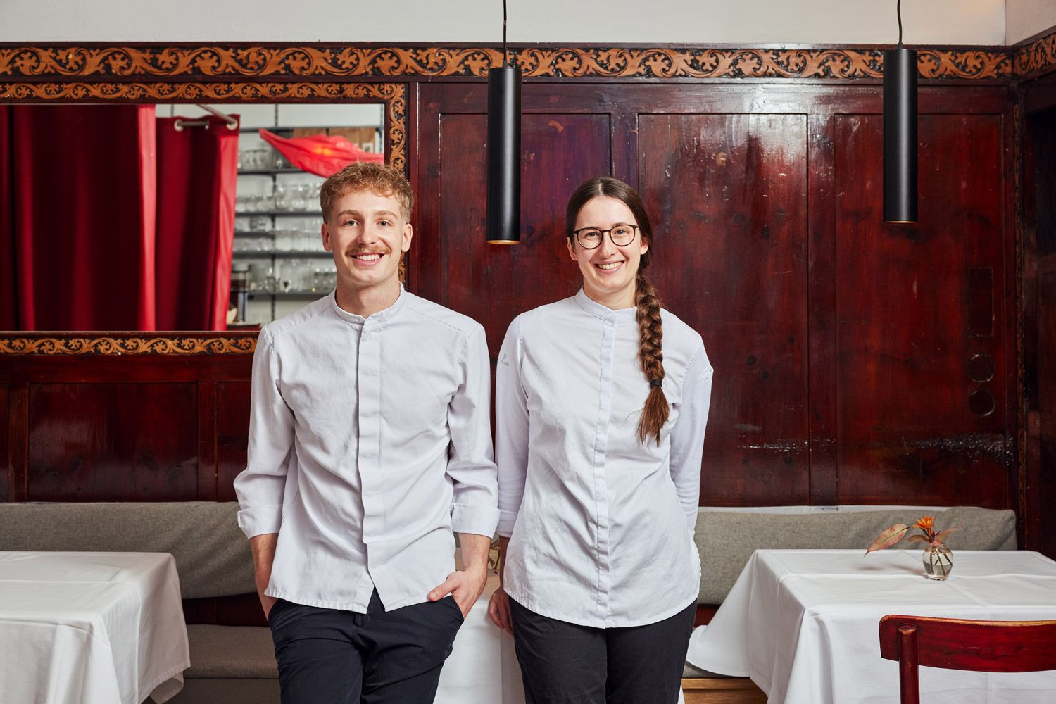 Benjamin Stangl und Anna-Lena Makoru (Kommod)