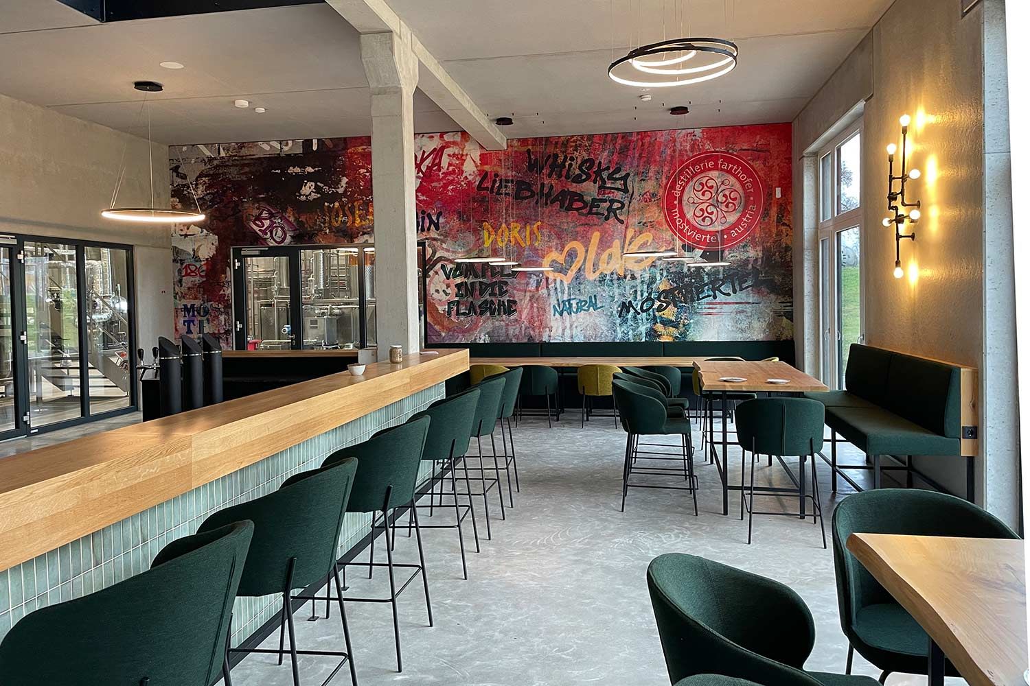 Moderner Verkostungsbereich