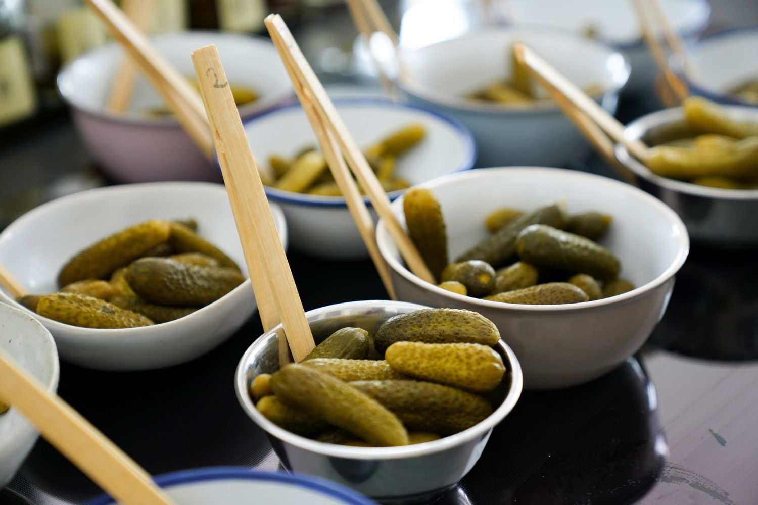 13 verschiedene Essiggurkerl