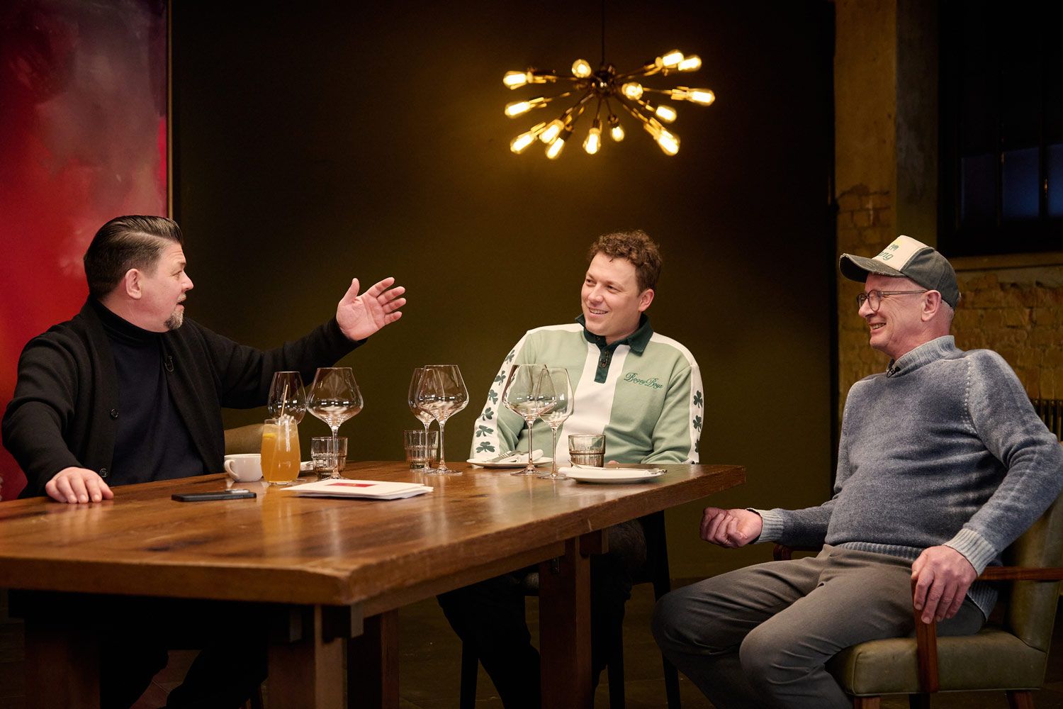 Tim Mälzer, Philip und Helmut Rachinger