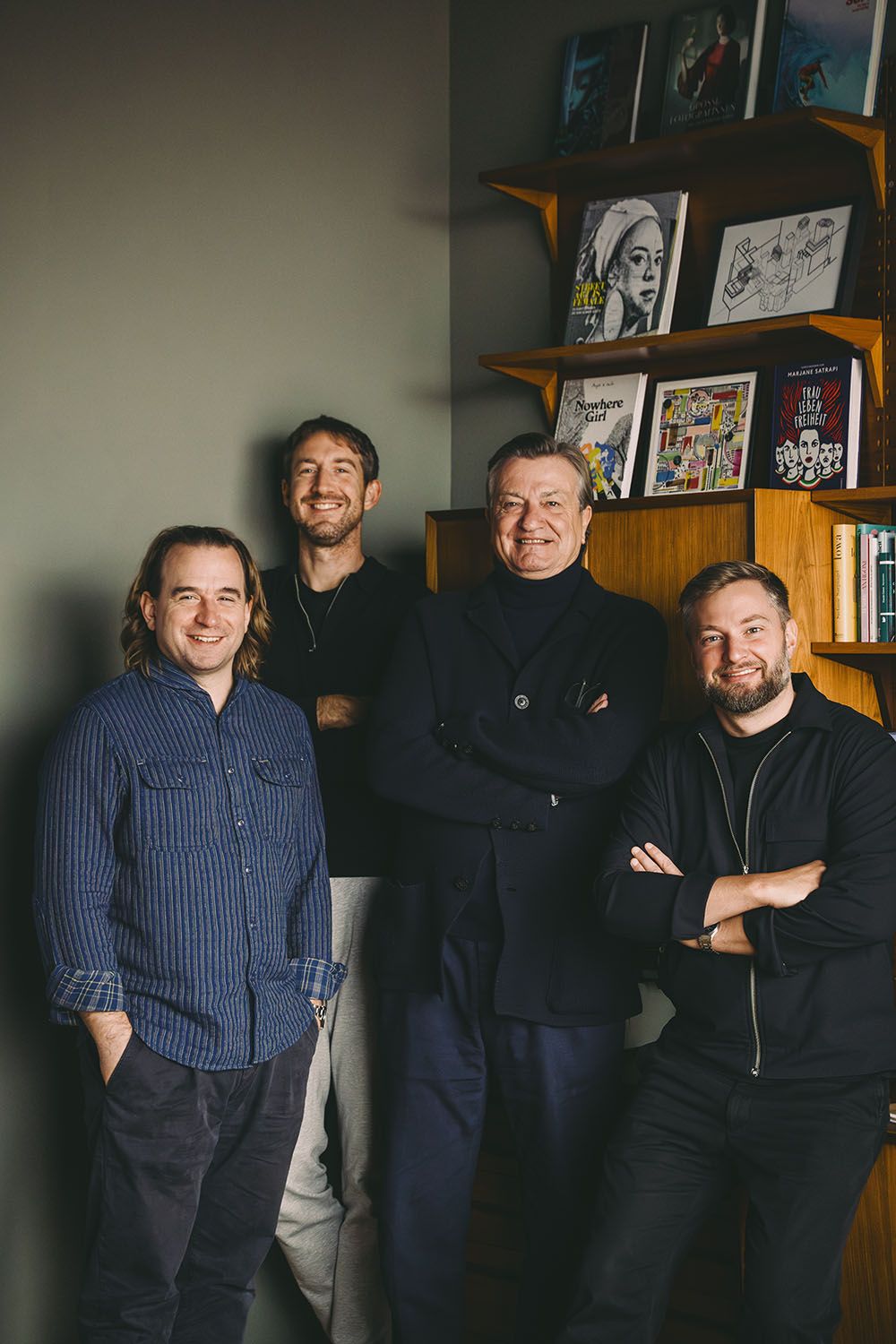 v.l.n.r Florian Kollenz, Michael Todt, Kai Hollmann, Christian Lainer