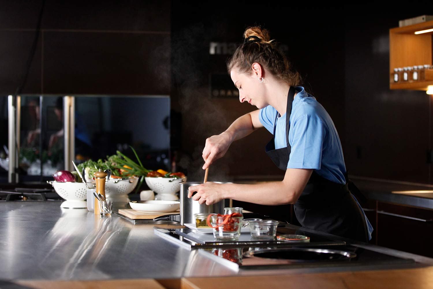 Man kann in einer Küche kochen. Muss man aber nicht.