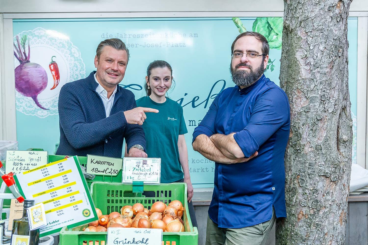Christof Widakovich, Julia Glanzer und Alexander Posch