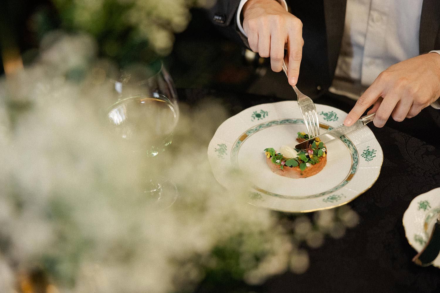 Einzigartige Tischkultur