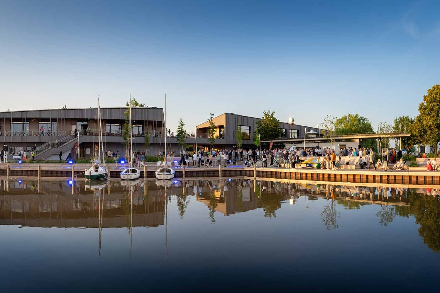 Ansicht von der Bucht aus