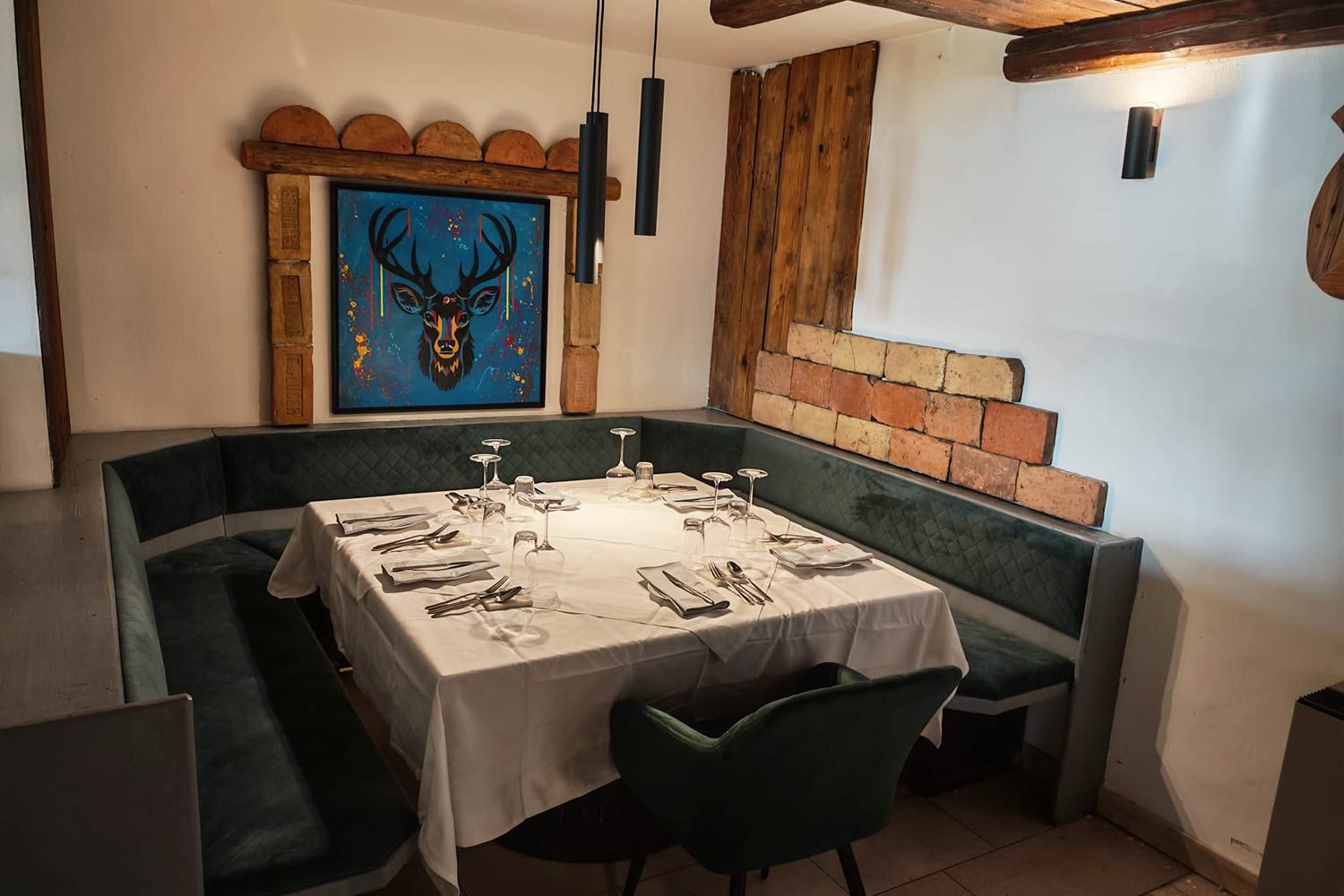 Blick in die Gaststube