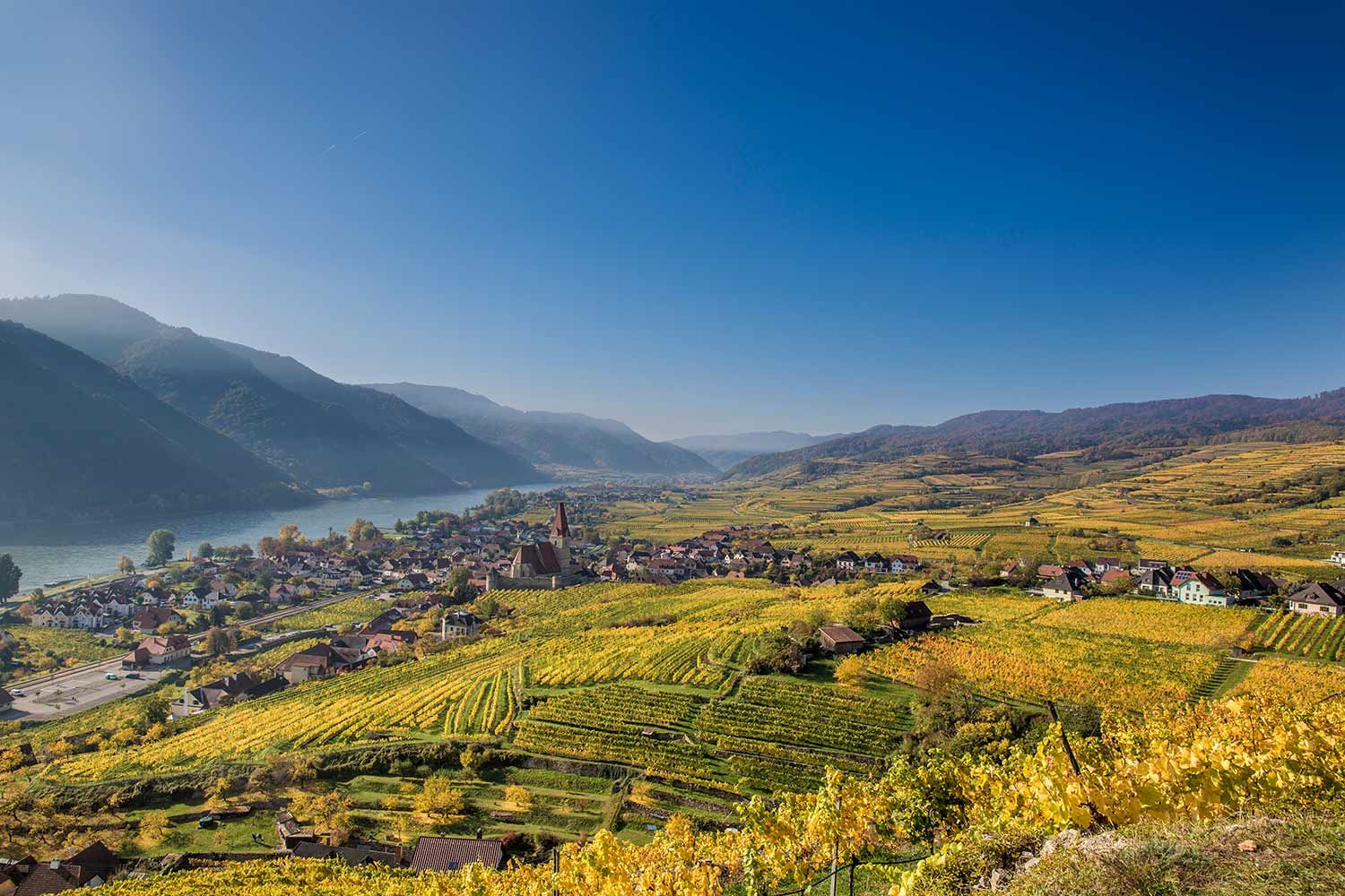 Blick auf Weißenkirchen