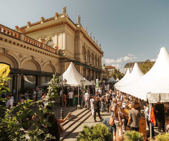 © Philipp Lipiarski Bestes Wetter und höchster Genuss im Wiener Kursalon