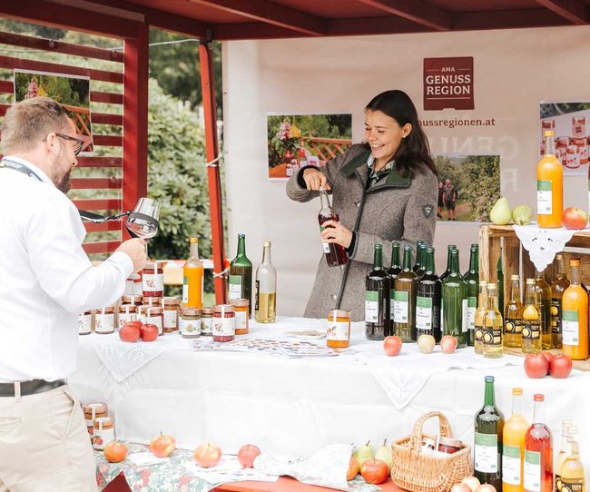 © Philipp Lipiarski Die AMA Betriebe sind auch jährlich bei der Gault&Millau Genussmesse vertreten