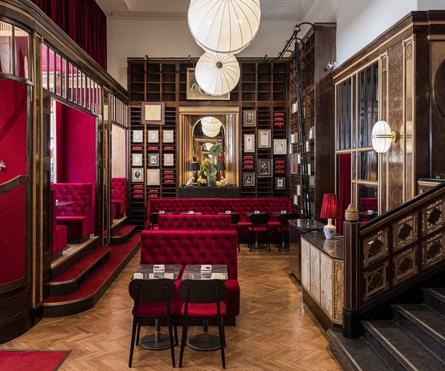 © Caffè Sacher Trieste Mondän-elegantes Interieur