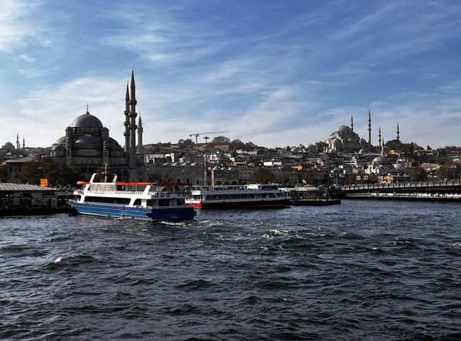 Goldenes Horn und Galatabrücke Istanbul
