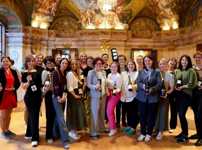 Viele Winzerinnen waren vertreten