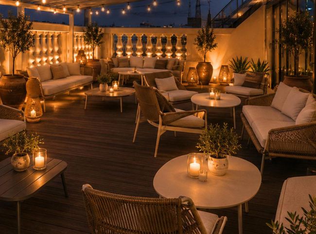 © Grand Hotel Wien Rendering Dachterrasse