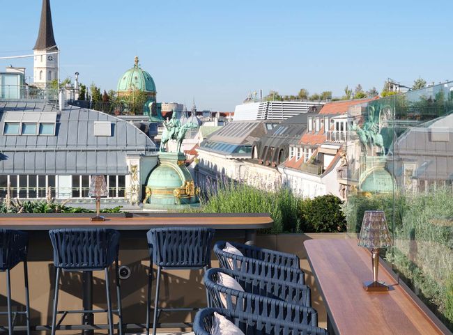 © Rosewood Vienna Die Rooftop-Terrasse