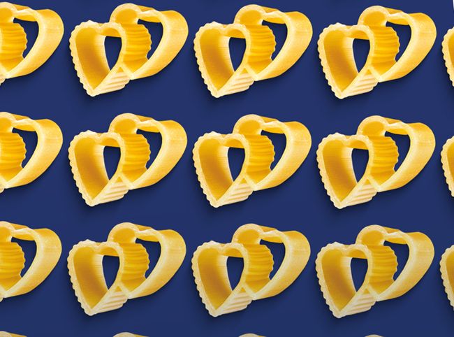 © Barilla Herz-Pasta für den Valentinstag