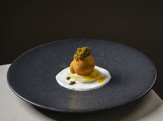 © Landhaus Bacher Kaviar-Ei im Landhaus Bacher