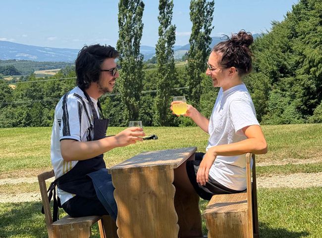 Das „Hostanposcha"-Duo lädt zum Sonntags Bratl