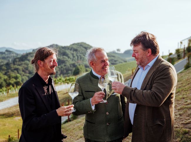 Reinhard Muster, Siegfried Wolf und Albert Gesellmann