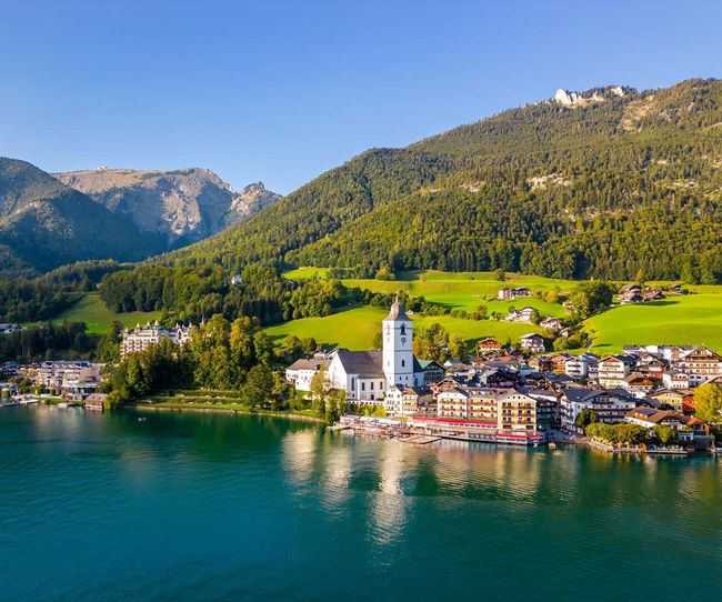 © Shutterstock Die malerische Region Wolfgangsee