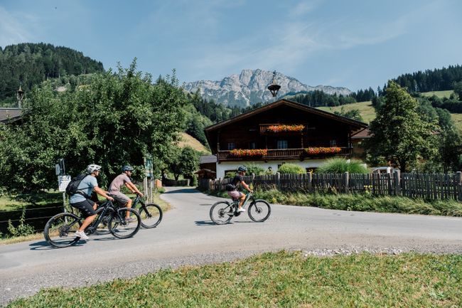 © Salzburgerland Tourismus E-Bike-Tour durch die Region Saalfelden-Leogang